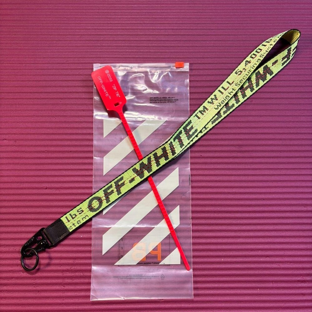 ๐ Green | Off-White | Neck Lanyard โโโโโโโโโโโโโโโโโโโโโโโโโโโโโโโโ type: neck